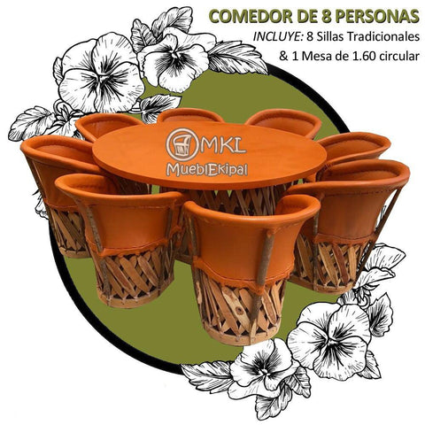 PROMOCIÓN COMEDOR PARA 8 PERSONAS MODELO TRADICIONAL