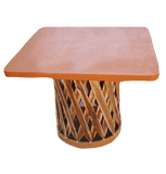 mesa equipal tradicional cuadrada