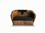 SALA WESTERN PIEL CON PELO
