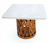 Mesa de equipal para restaurante 90x90 cm