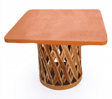 Mesa de equipal para restaurante 90x90 cm