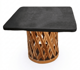 Mesa de equipal para restaurante 90x90 cm