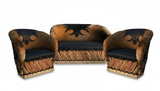 SALA WESTERN PIEL CON PELO