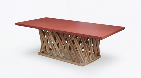 Mesa equipal de centro 60x90