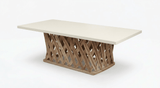 Mesa equipal de centro 60x90