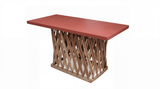 Mesa equipal para restaurante comedor 120 x 80