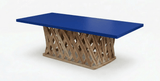 Mesa equipal de centro 60x90
