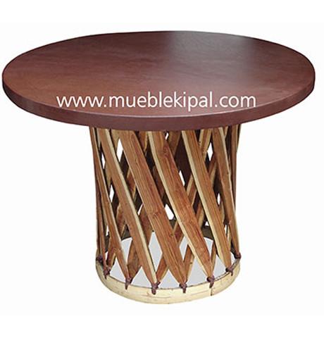 mesa equipal tradicional 90 cms diametro